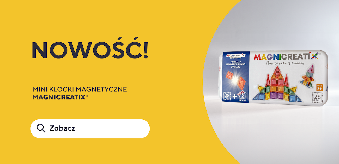 MAGNICREATIX- nowość MINI KLOCKI MAGNETYCZNE