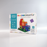 Klocki magnetyczne KOMPATYBILNE z LEGO® 24 el. MAGNICREATIX