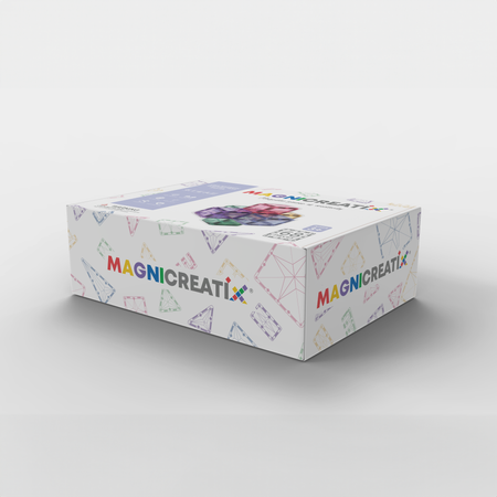 Klocki Magnetyczne PASTEL 68 el. MAGNICREATIX