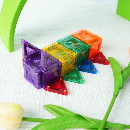 MINI Klocki Magnetyczne MAGNICREATIX® Mini Tiles – 28 el. + 2 GRATIS!