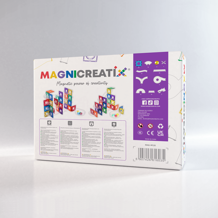 Klocki Magnetyczne KULODROM 120 el. MAGNICREATIX