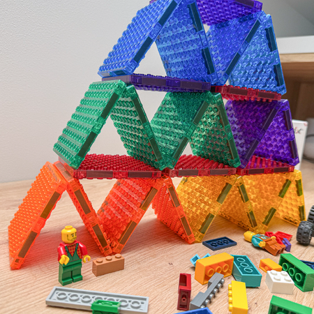 Klocki magnetyczne KOMPATYBILNE z LEGO® 24 el. MAGNICREATIX