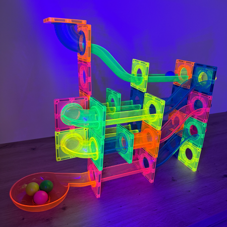 Klocki Magnetyczne KULODROM FLUORESCENCYJNY 81 el. MAGNICREATIX