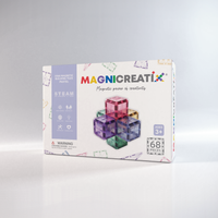 Klocki Magnetyczne PASTEL 68 el. MAGNICREATIX