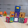 Klocki magnetyczne KOMPATYBILNE z LEGO® PASTEL 16 el. MAGNICREATIX