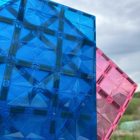 KLOCKI MAGNETYCZNE DUŻE PŁYTKI BAZA 2 szt. MAGNICREATIX