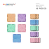 Klocki magnetyczne KOMPATYBILNE z LEGO® PASTEL 16 el. MAGNICREATIX