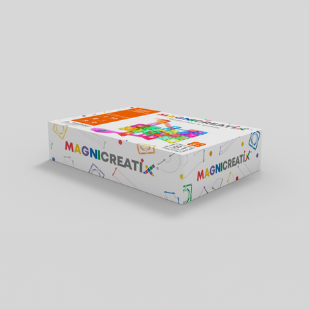 Klocki Magnetyczne KULODROM FLUORESCENCYJNY 81 el. MAGNICREATIX