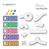 Klocki Magnetyczne Kulodrom MAGNICREATIX LIGHT BALL TRACK – 100 el.